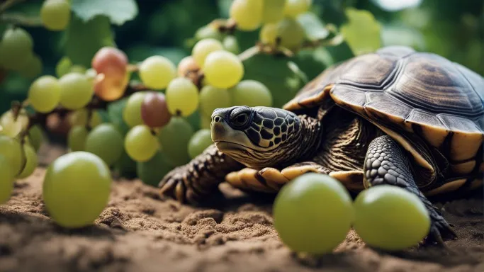 Can Turtles Eat Grapes