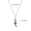 Vintage Crocodile Pendant Necklace
