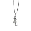 Vintage Crocodile Pendant Necklace