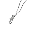 Vintage Crocodile Pendant Necklace