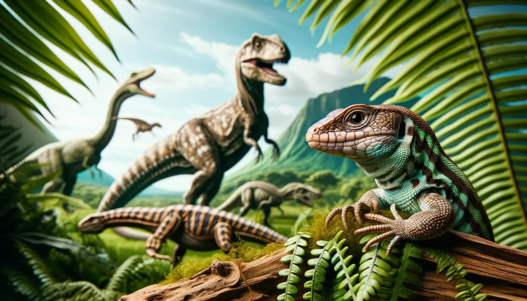 Did Lizards Live With Dinosaurs