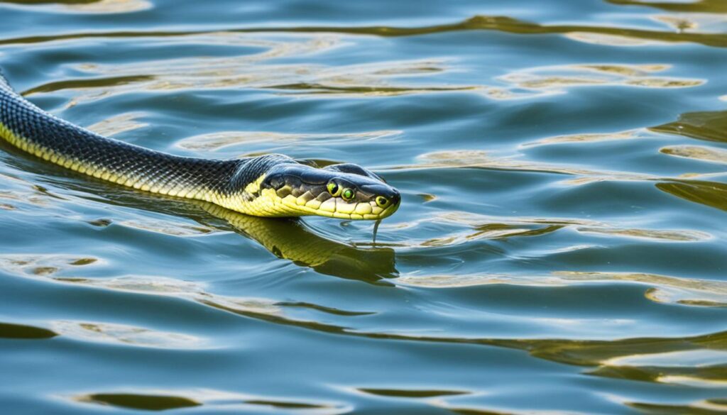 Are there snakes in lake gaston
