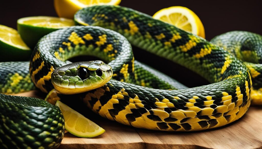 Can Snakes Eat Lemons