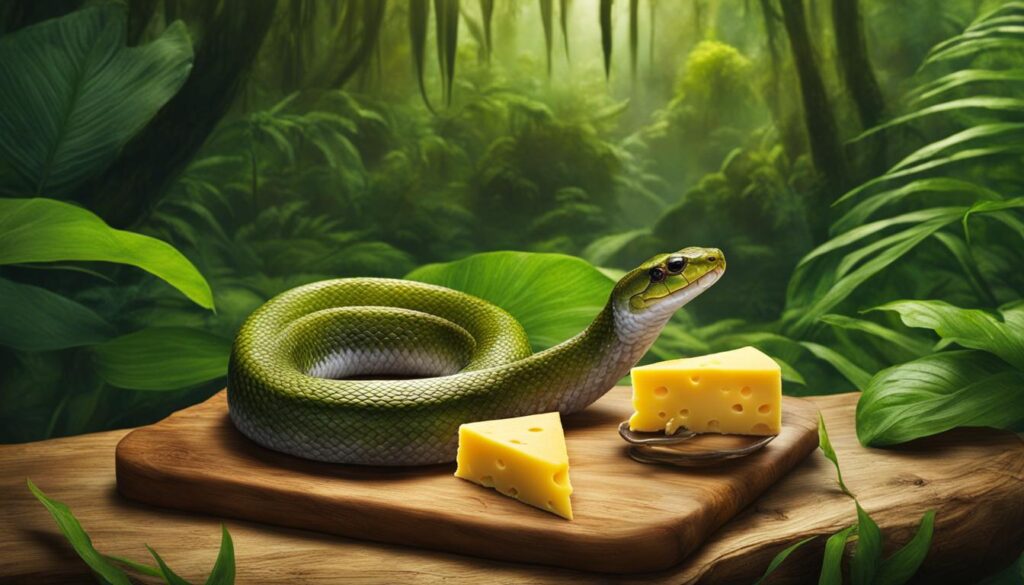 can Snakes Eat cheese