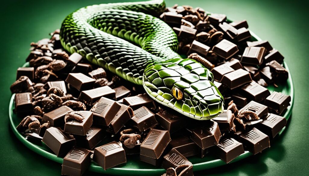 chocolate toxicity in snakes