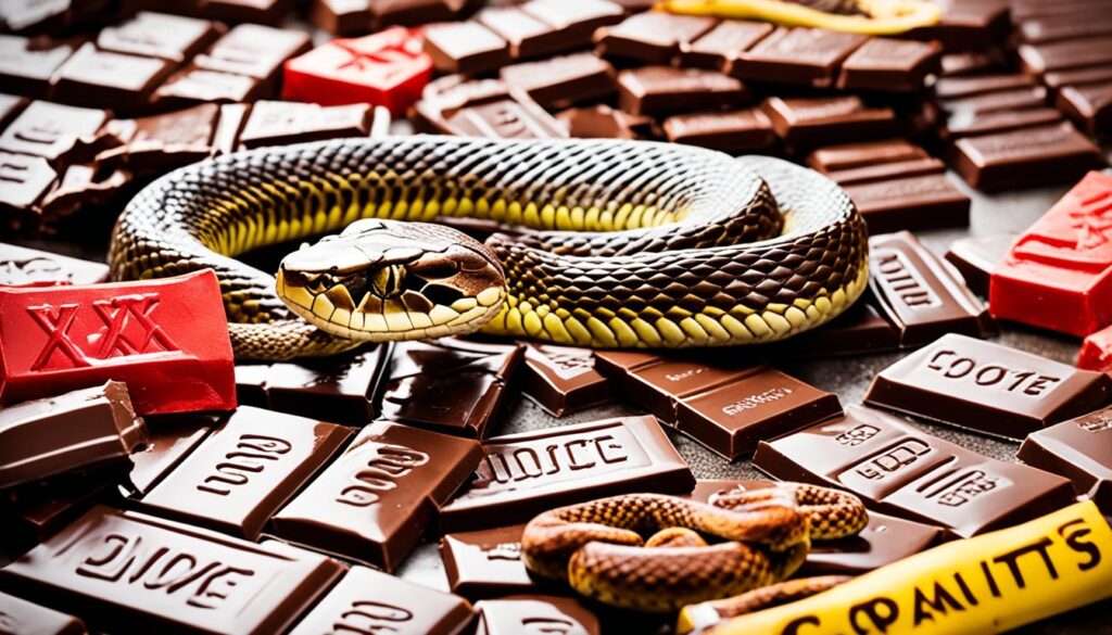 myths about snakes eating chocolate